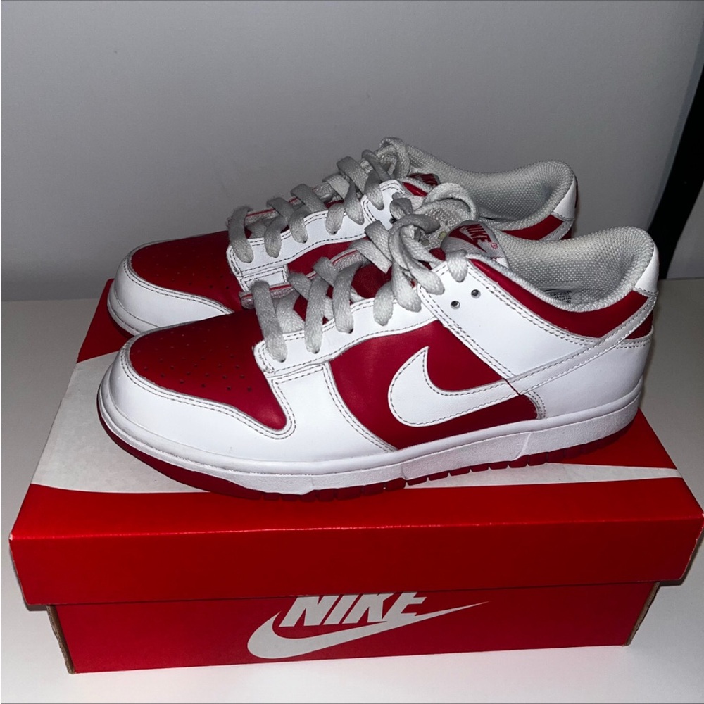 Nike Red and White Sneakers